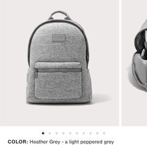 Dagne Dover Heather Grey Backpack